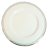 Knightsbridge Crystal Dinner Plate, Platinum